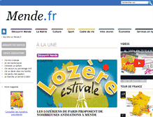 Tablet Screenshot of mende.fr
